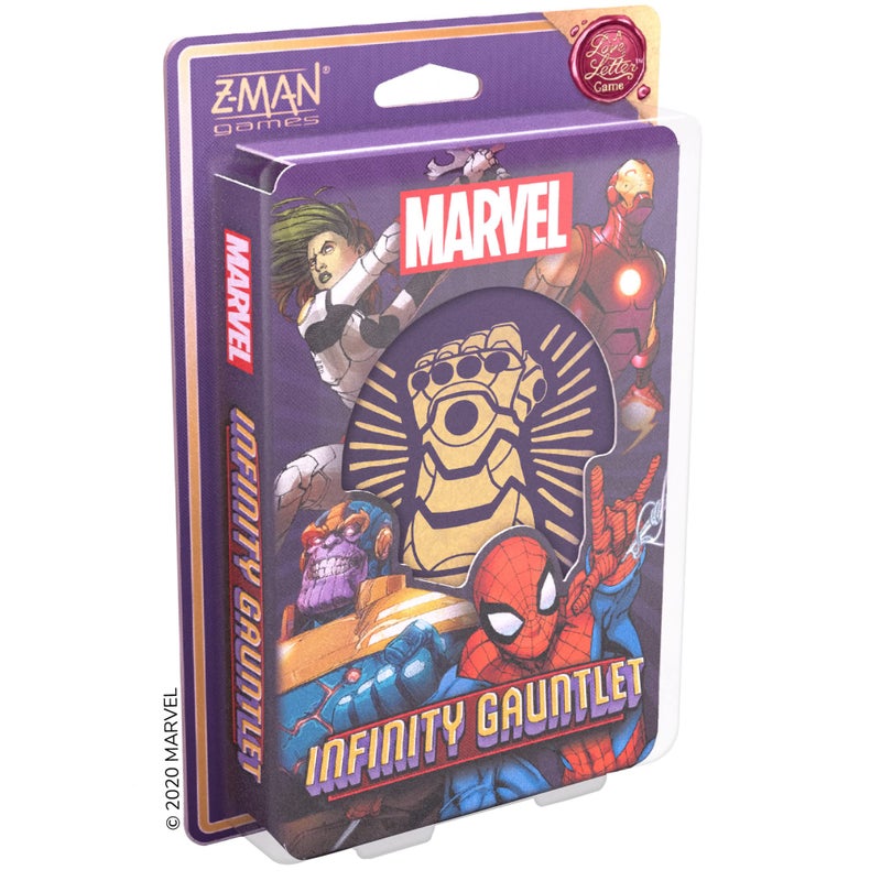 Asmodee Infinity Gauntlet: A Love Letter Card Game Save The Universe from Thanos! Strategy Game for Kids and Adults Set in The Marvel Universe, Ages 10+, 2-6 Players, 15 Minute Playtime, Made by Z-Man Games - Image 1